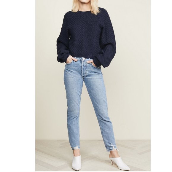 NWT Equipment Balloon Sleeves Pullover Sweater - Picture 2 of 8